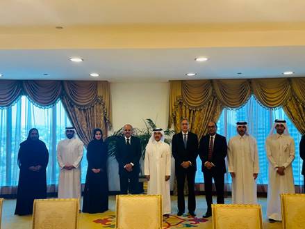  27 October 2024: Secretary CPV & OIA Shri Arun Kumar Chatterjee and Qatar's Secretary General, Ministry of Foreign Affairs HE Dr. Ahmad Hassen Al Hammadi co-chaired 5th FOCs between India and Qatar in Doha. 