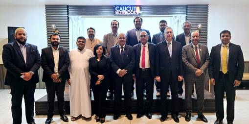  28 October 2024: Secretary CPV & OIA Shri Arun Kumar Chatterjee met leaders of Indian community organizations in Doha – ICC, ICBF & IBPC 