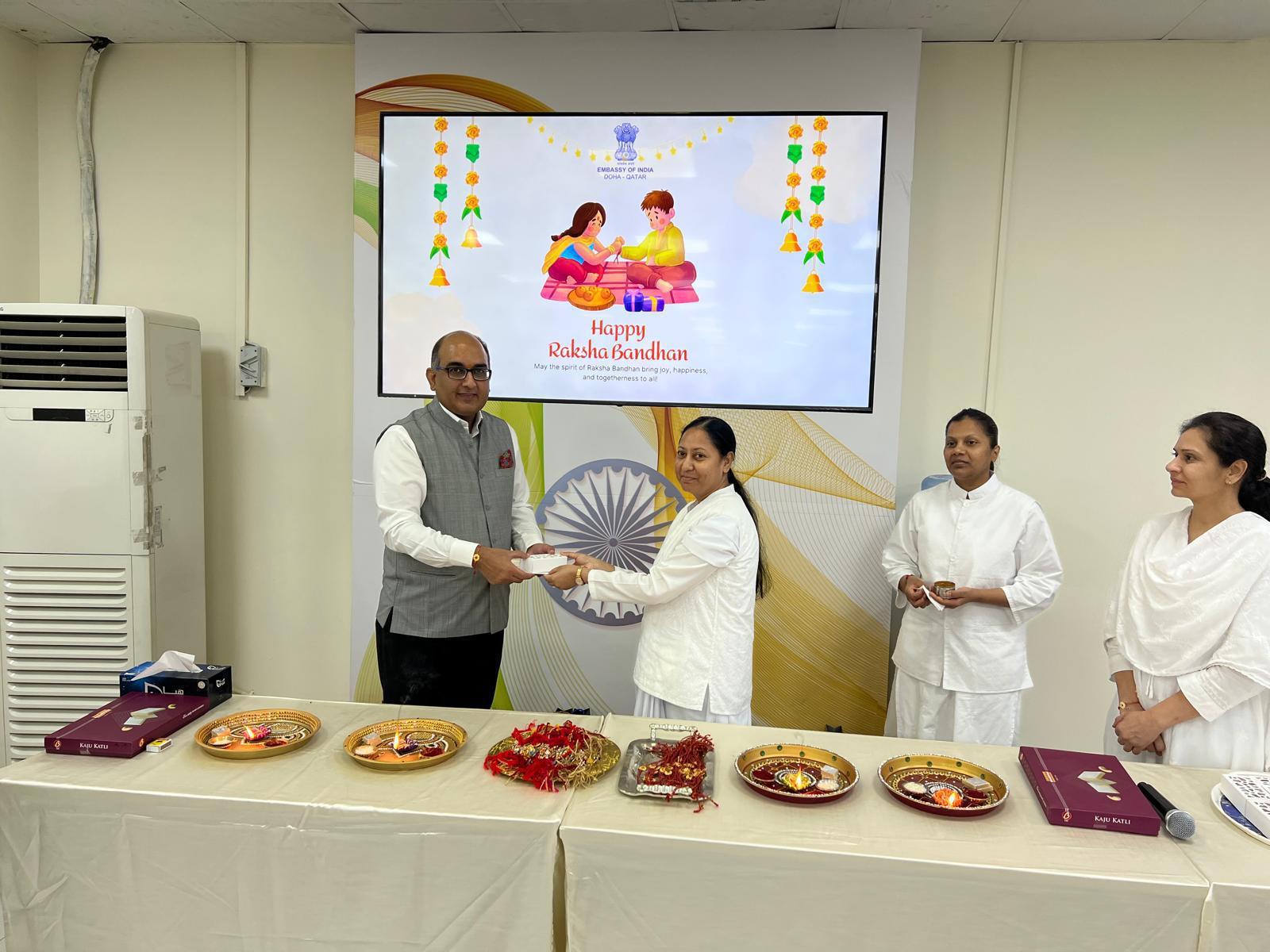  09 August 2025:Raksha Bandhan celebrations at the Embassy 