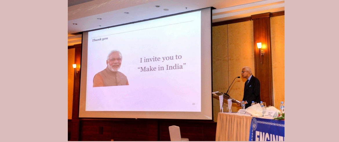  Launch of 'Make in India' Campaign at QCCI  - 25 September, 2014 