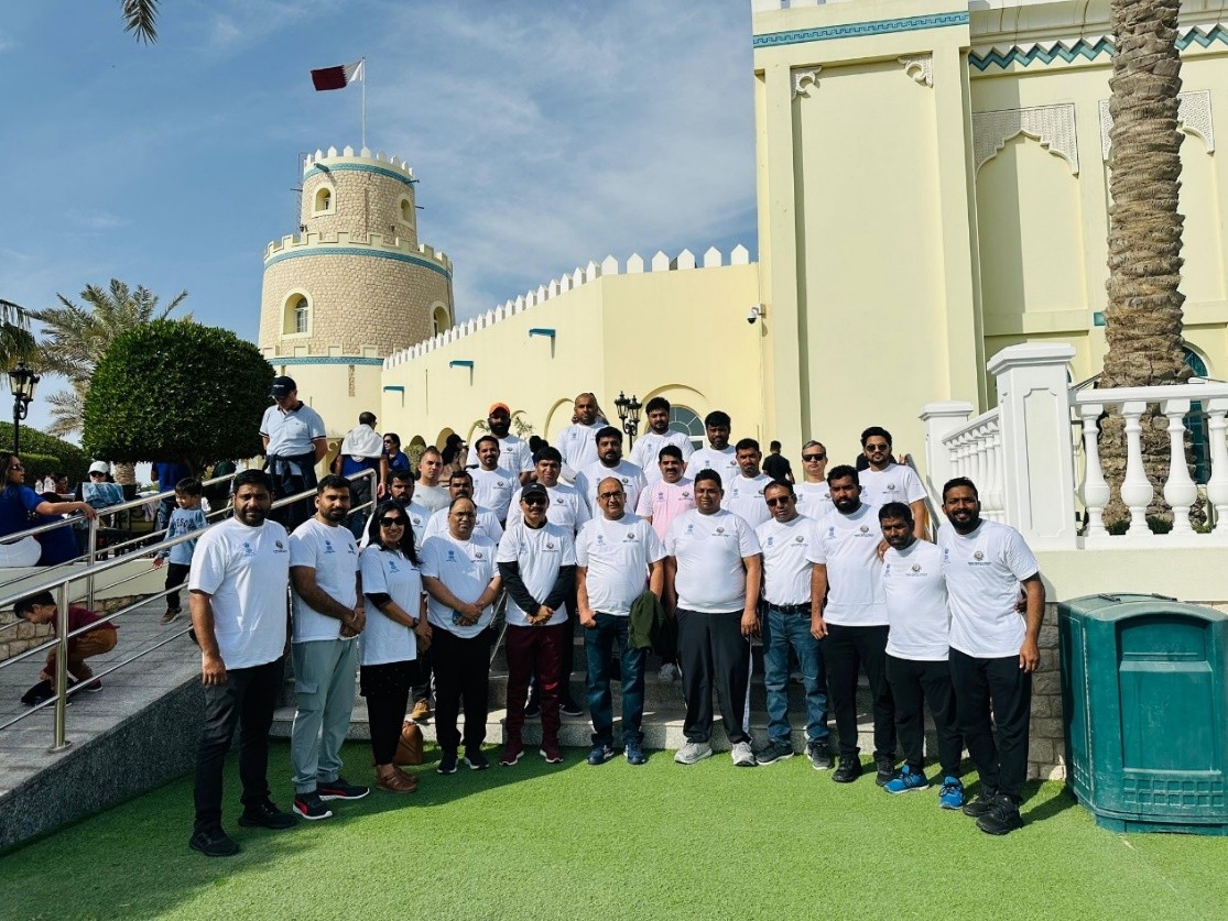 11 February 2025:Ambassador of India Shri Vipul leads Embassy officials and members of Indian community for celebrations of Qatar’s National Sports Day 