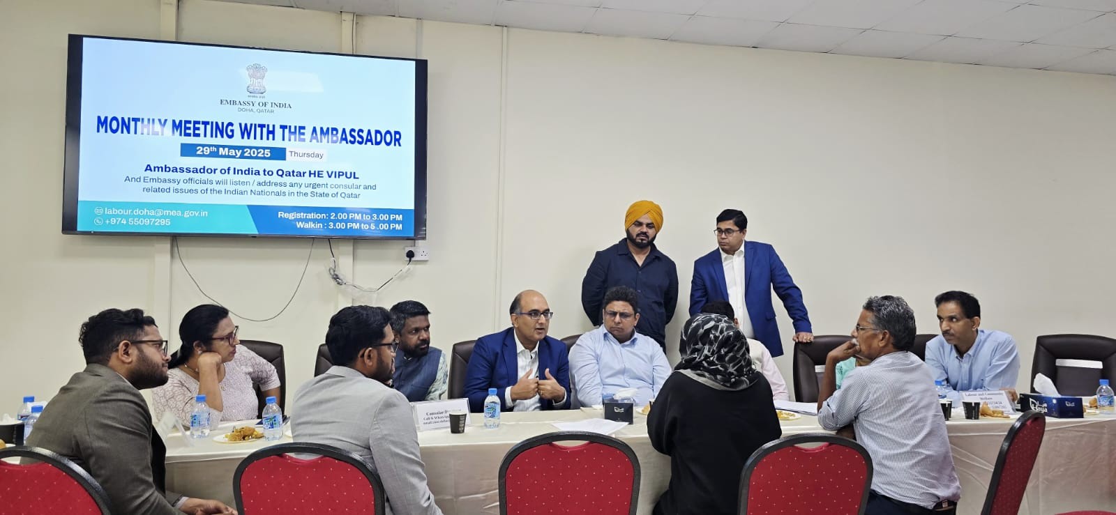  29 May 2025:Glimpses of Monthly Meeting with the Ambassador. 