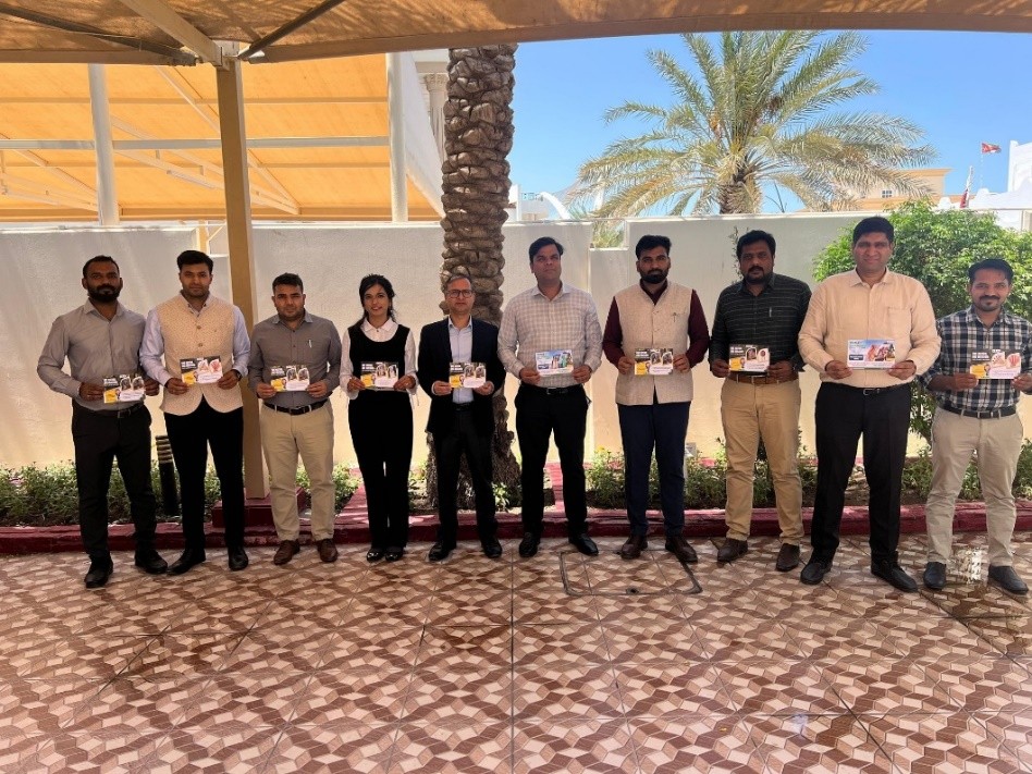  05 June 2025:Embassy officials and Indian community members raised awareness on Government of India initiatives like #LiFE, #EkPedMaaKeNaam, #SayNo2SingleUsePlastics on the occasion of World Environment Day. 
