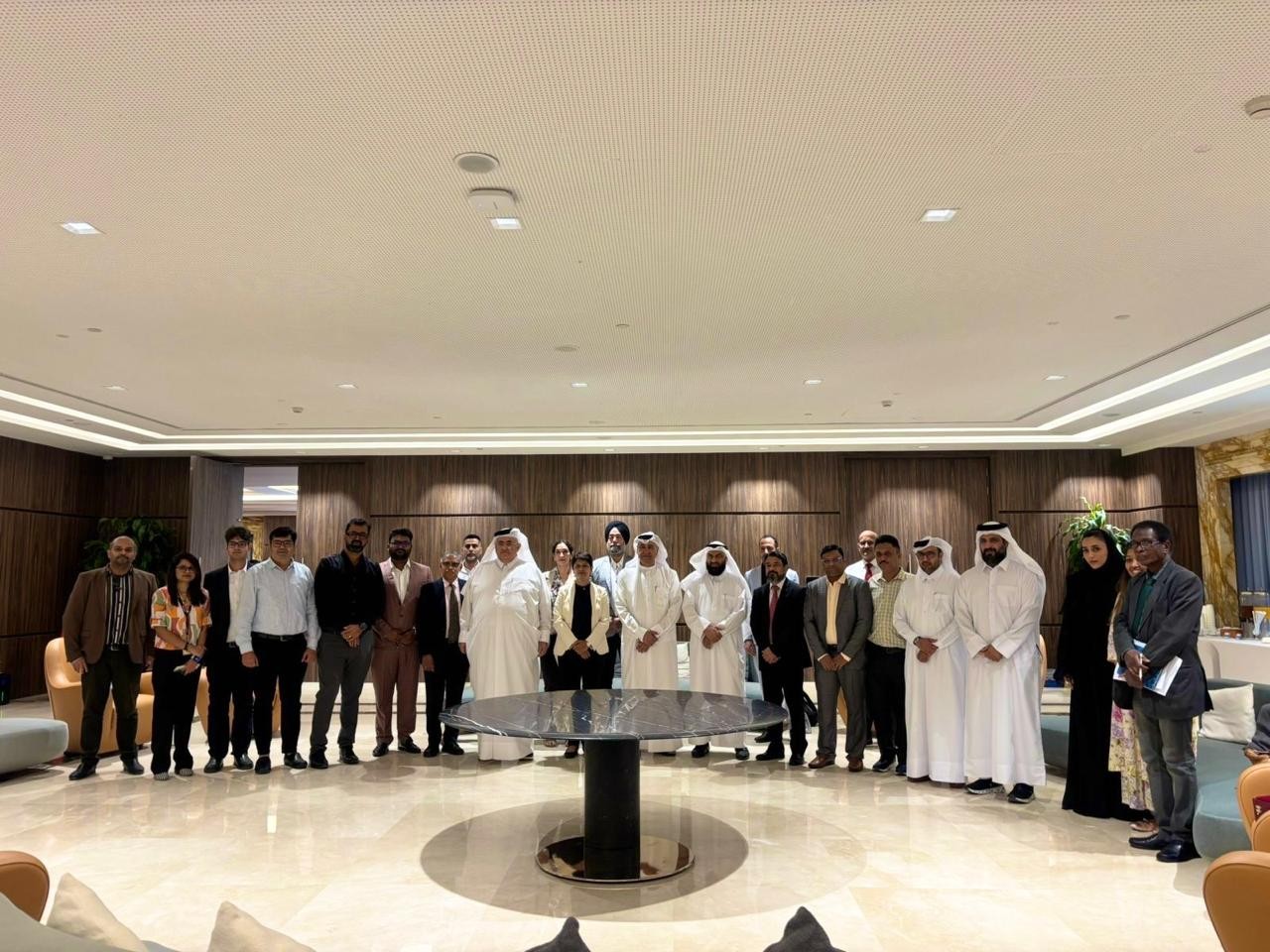   

18 Jun 2025:A 14-member Indian delegation from IGTD EXIM Chamber of Commerce visited Doha and met the Qatar Chamber board members and key business leaders 