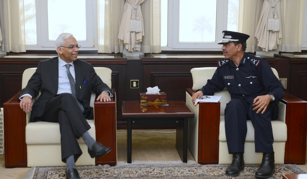  Ambassador of India met with HE Staff Major General Saad Bin Jassim Al Khulaifi, Director General of Public Security 