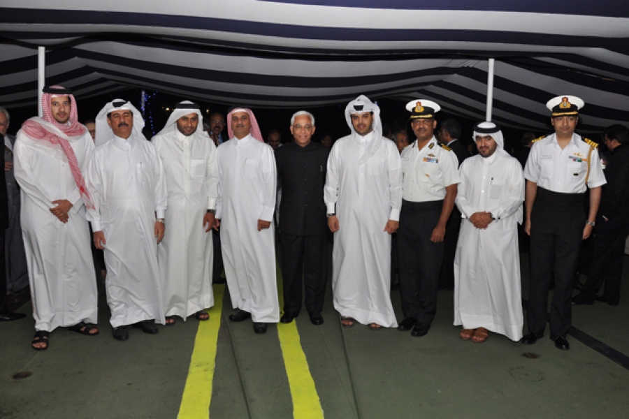  Goodwill visit of Indian Coast Guard Ship 'Samudra Prahiri' to Doha Port 
