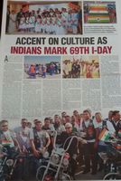  MEDIA COVERAGE - 69 th INDEPENDENCE DAY CELEBRATIONS 
