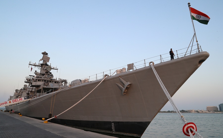  Visit of Indian Naval Ships Delhi and Trishul to Doha from 14 to 17 September 2015 