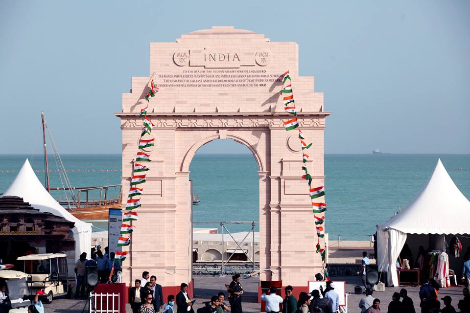  Replica of ‘India Gate’  fabricated by Indian Artisans of Vishwa Kalaveedi 