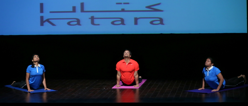  Celebrations of First International Day of Yoga at KATARA 