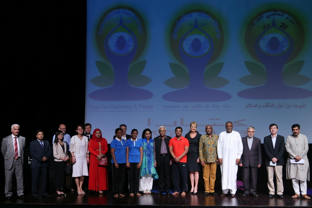  An evening on Yoga  held at the prestigious KATARA – Cultural Village Foundation 