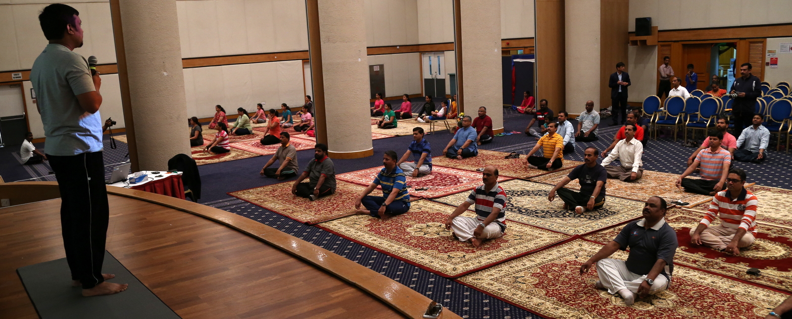  IDY celebrations in the Indian Embassy and at Al Khor 