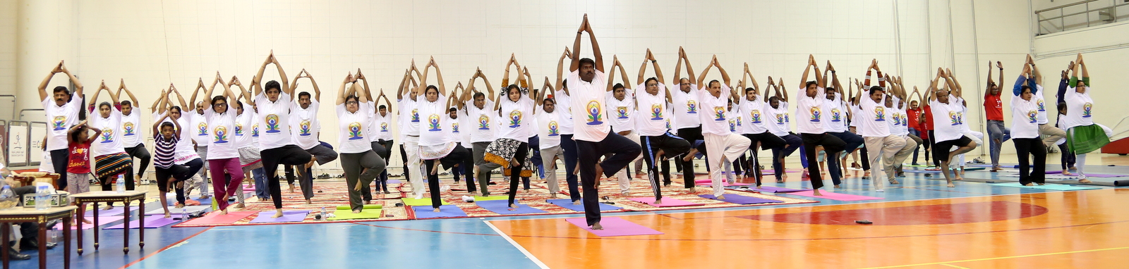  Mass session on Yoga during 1st IDY on 21 June 2015 