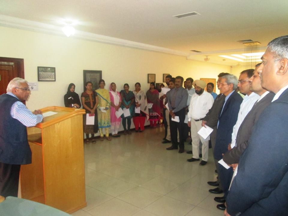  Celebrations of  Constitution Day at the Embassy of India  – 26 November, 2015 