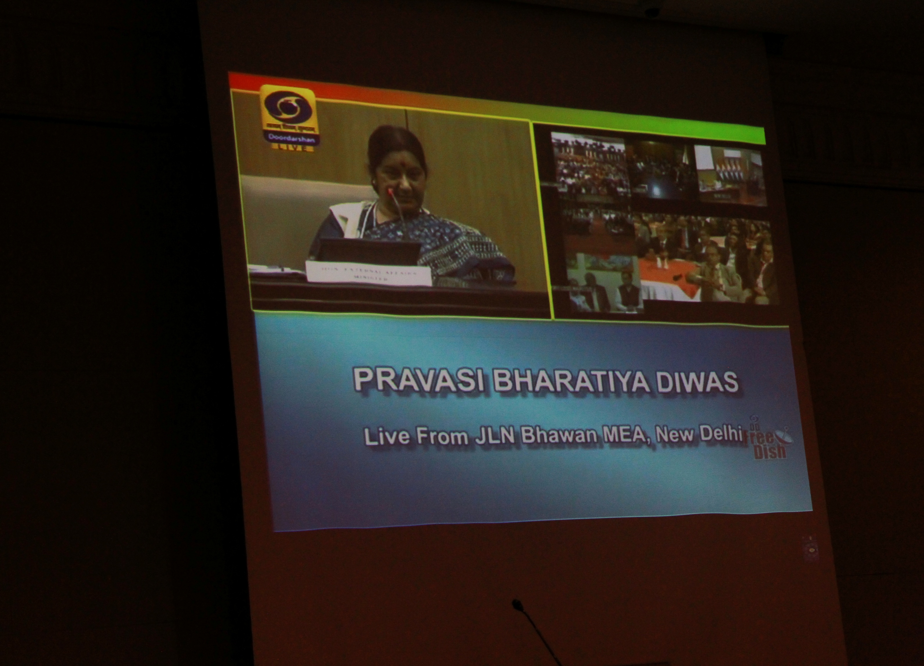  Celebrations of  14th Pravasi Bharatiya Divas in Qatar – 09 January, 2016
 Live Webcast  of PBD Event, Chaired by Hon’ble External Affairs Minister 