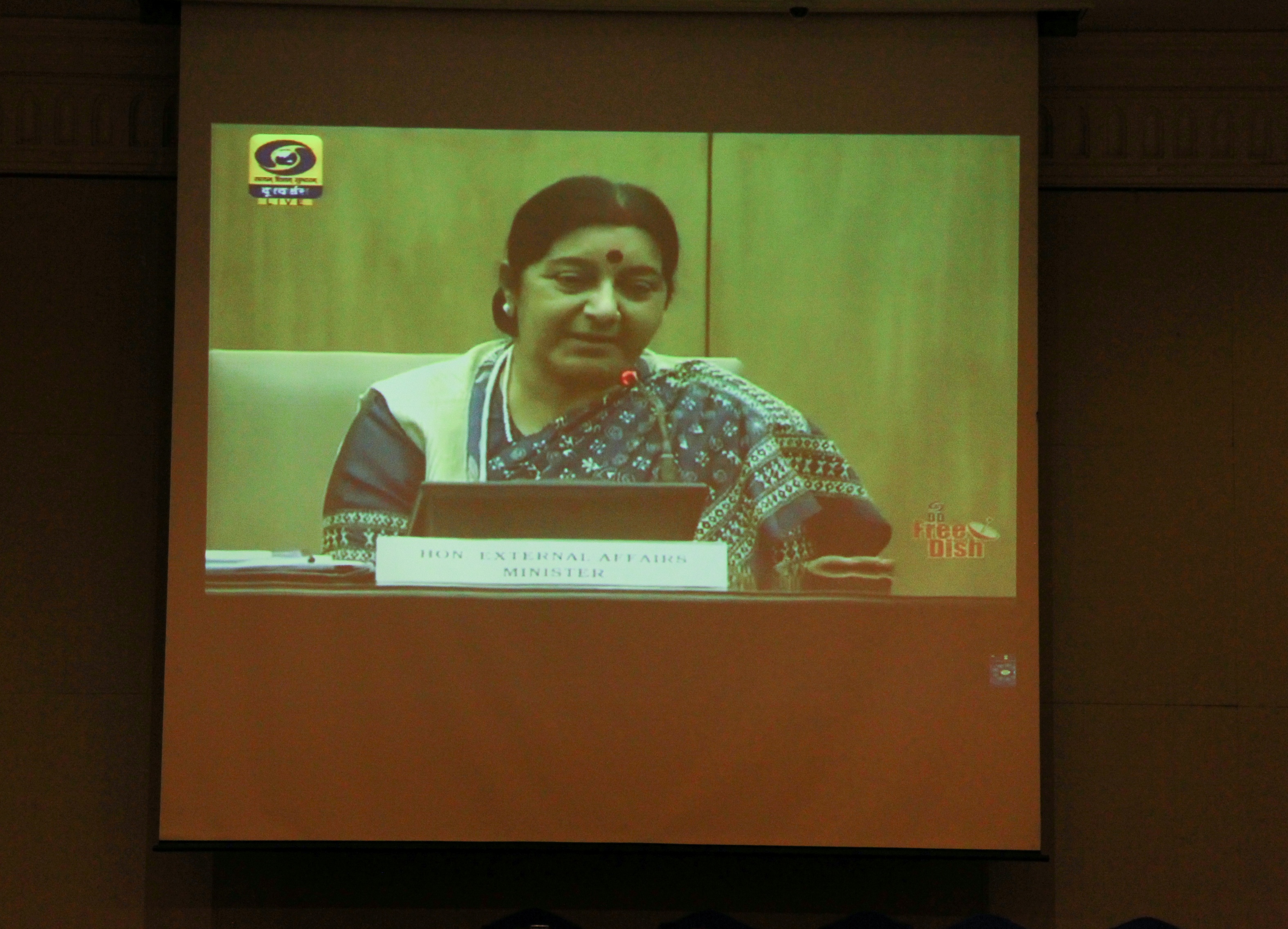  Live Webcast  of Hon’ble External Affairs Minister’s Keynote Address at PBD Event 