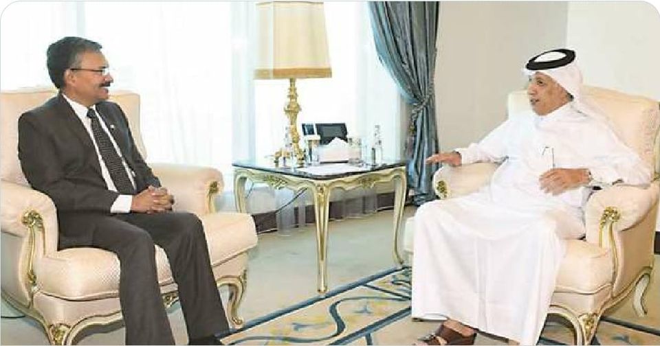  16 November, 2020 : HE Dr. Deepak Mittal, Ambassador met HE Sultan bin Saad al-Muraikhi, Minister of State for Foreign Affairs. They reviewed bilateral relations and issues of common concern 