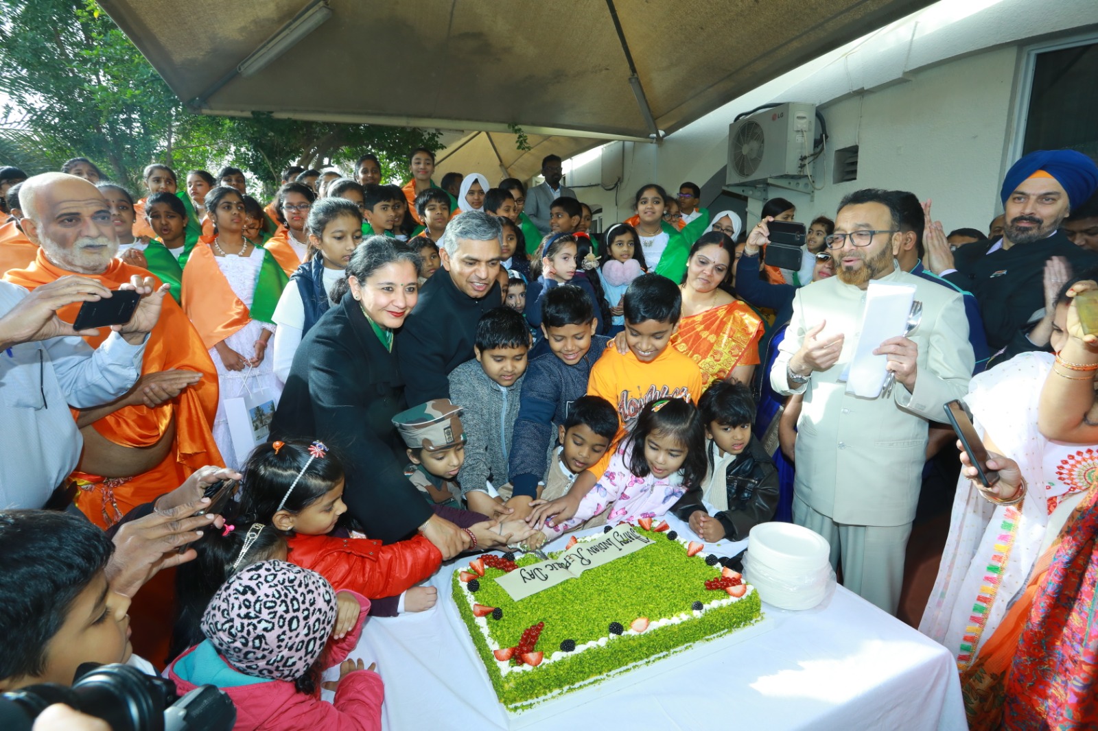  26 January 2020:   Flag Hoisting Ceremony on 71st Republic Day of India 