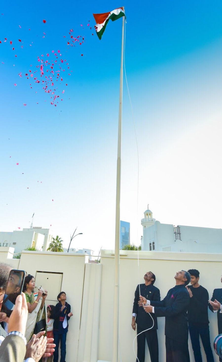  India's 70th Republic Day celebrated with great enthusiasm at Embassy of India, Doha on 26 January 2019 