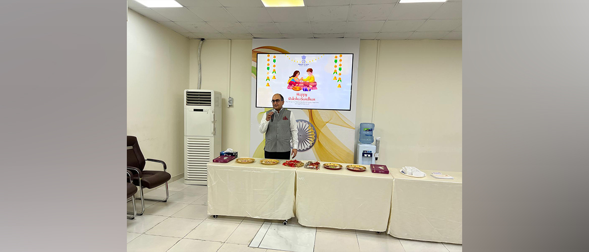 Raksha Bandhan celebrations at the Embassy