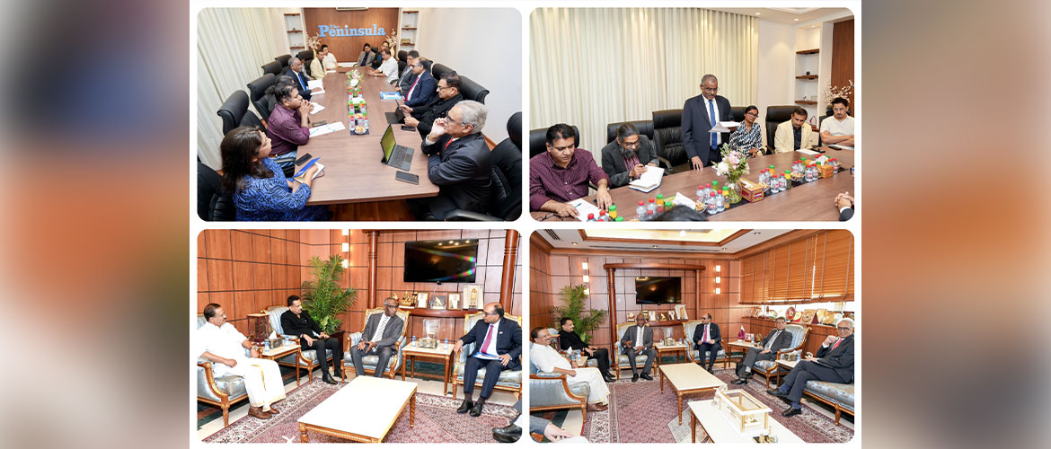25th May 2025: The multi-party delegation held an interaction with editorial team of leading newspapers of Qatar.