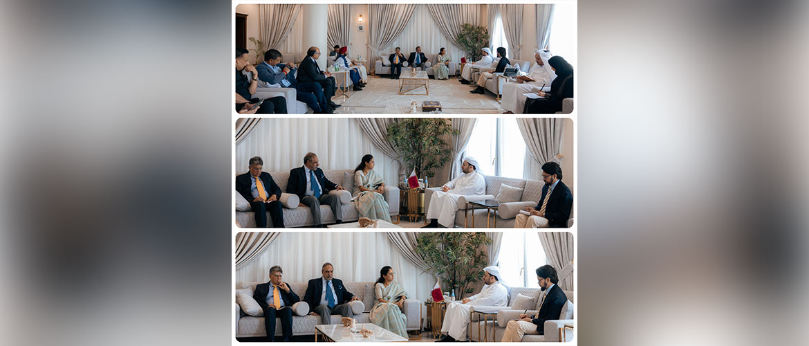 26th May 2025: The multi-party delegation met HE Dr. Mohamed bin Abdulaziz bin Saleh Al Khulaifi, MoS for Foreign Affairs.