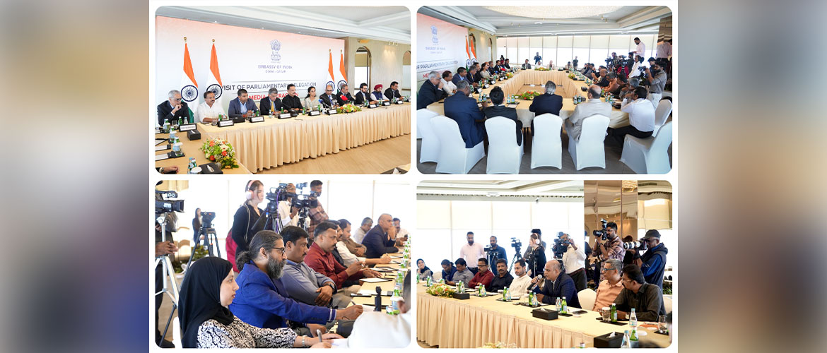 26th May 2025: The multi-party delegation briefing to media.
