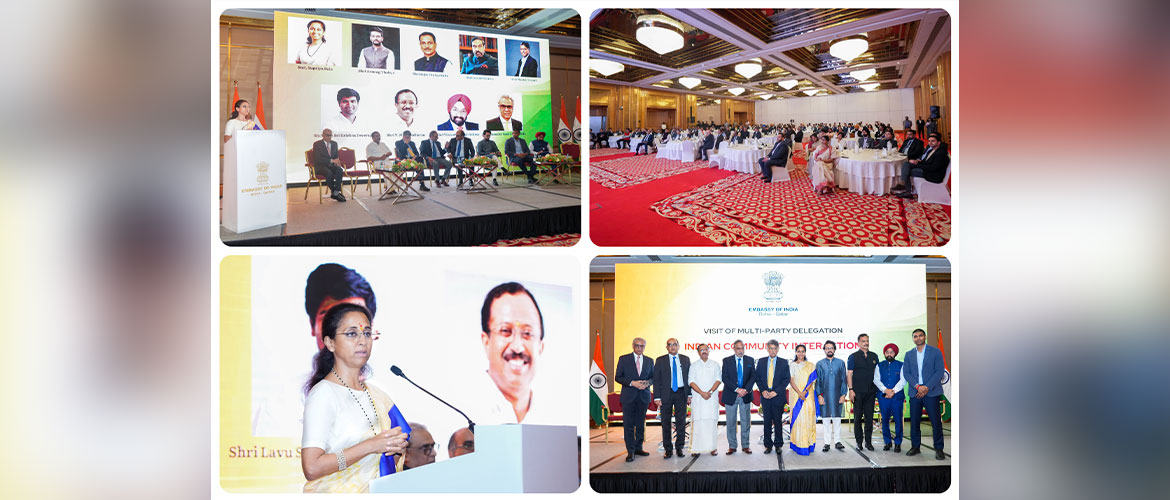 26th May 2025: Interaction with Indian Community in Doha.