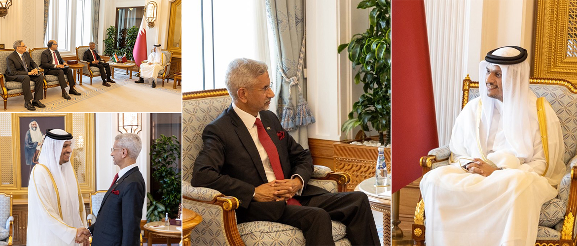 Hon'ble External Affairs Minister Dr. S. Jaishankar met Prime Minister and Minister of Foreign Affairs H. E. Sheikh Mohammed bin Abdulrahman bin Jassim Al Thani on 16th November 2025