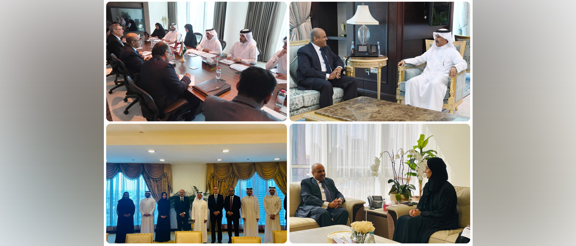 Visit of Secretary CPV OIA Shri Arun Kumar Chatterjee to Doha