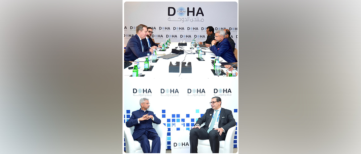 Hon’ble EAM meetings on the sidelines of the Doha Forum